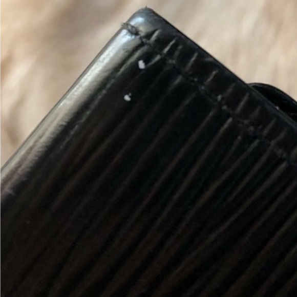 Louis Vuitton Black Epi Enveloppe Carte De Visite Card Case - Picture 5 of 11